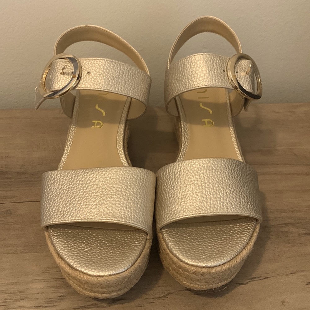 Sandal heels from Unisa (gold)